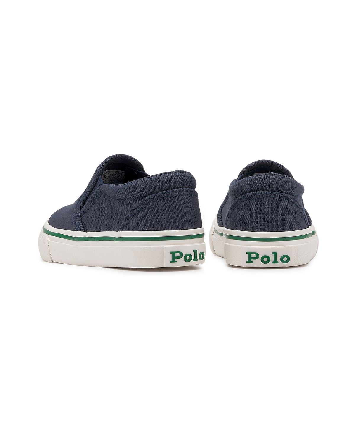 폴로 랄프 로렌 칠드런(POLO RALPH LAUREN CHILDREN) 남아 2-4세 키튼 폴로 베어 캔버스 슬립온 스니커즈 - 네이비
