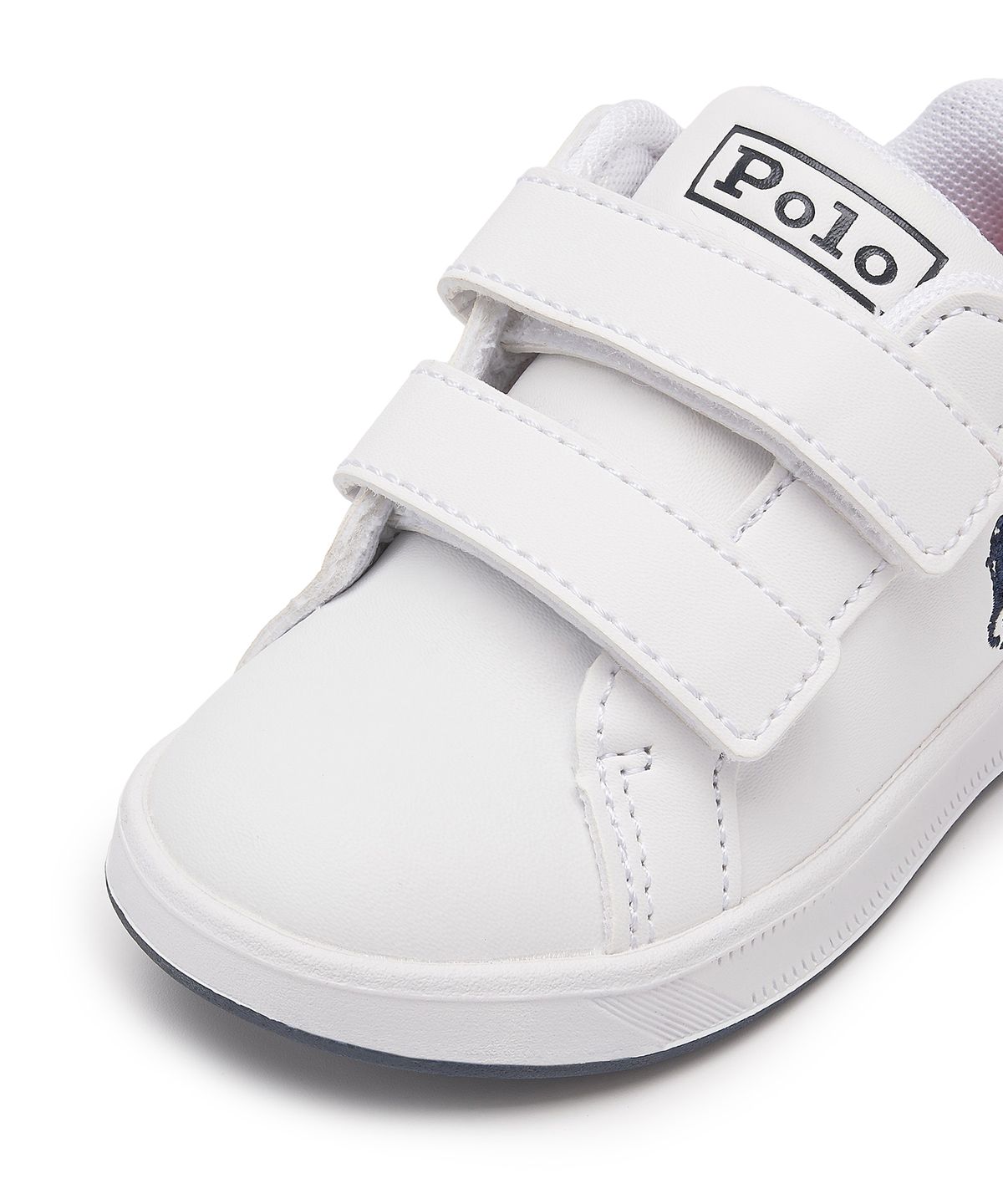 폴로 랄프 로렌 칠드런(POLO RALPH LAUREN CHILDREN) 남아 2-7세 헤리티지 코트 포 레더 EZ 스니커즈 - 멀티