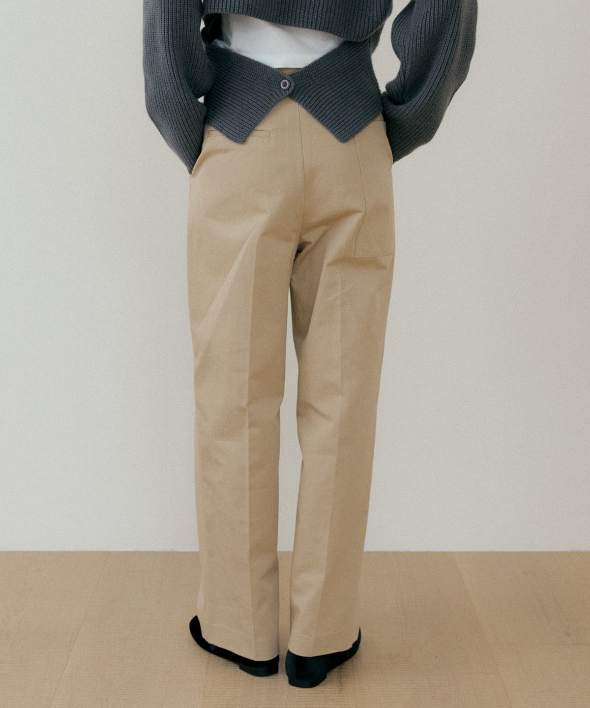 더페니(THE PENNY) BIG POCKET COTTON SLACKS
