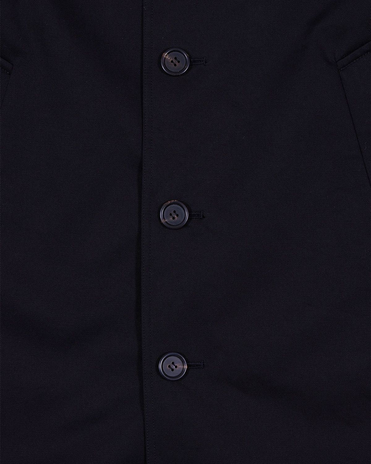 더뮤지엄비지터(THEMUSEUMVISITOR) CORDUROY COLLAR MAC COAT (BLACK)