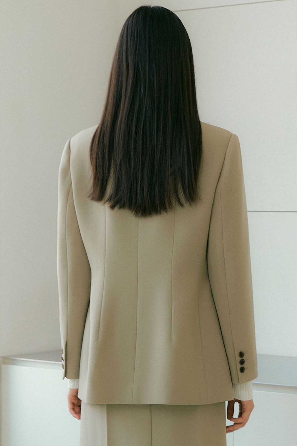 더페니(THE PENNY) BASIC ONE BUTTON JACKET