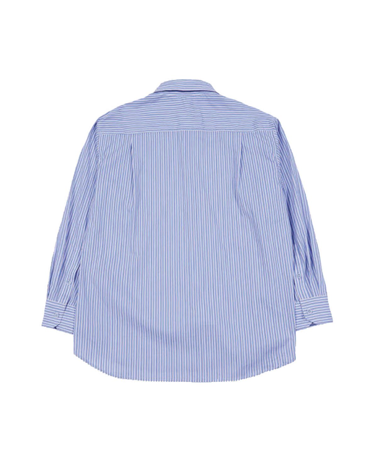더뮤지엄비지터(THEMUSEUMVISITOR) FIVE STAR STUD POCKET SHIRTS (BLUE)