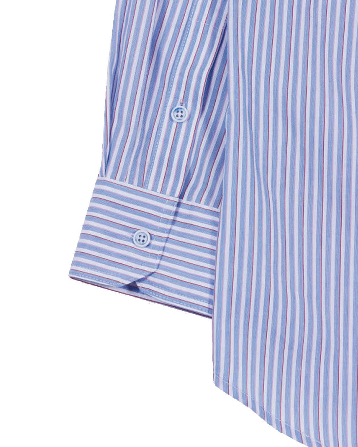더뮤지엄비지터(THEMUSEUMVISITOR) FIVE STAR STUD POCKET SHIRTS (BLUE)