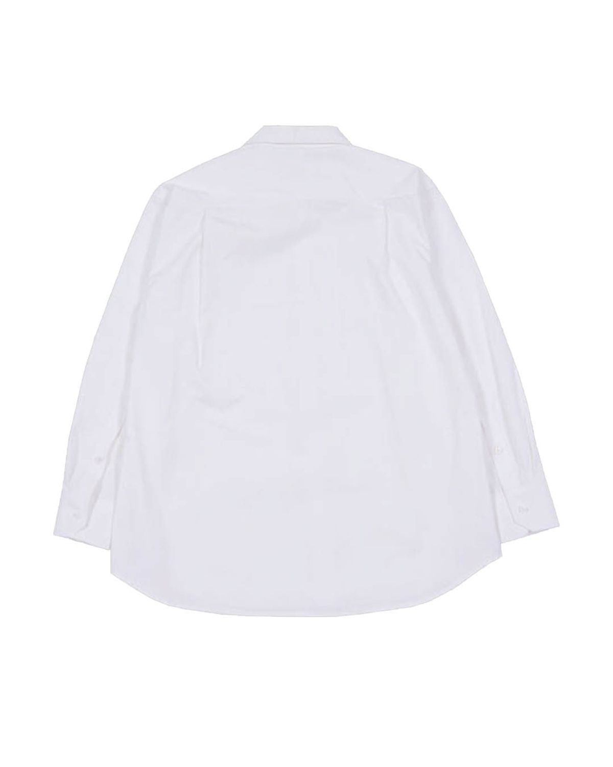 더뮤지엄비지터(THEMUSEUMVISITOR) FIVE STAR STUD POCKET SHIRTS (WHITE)