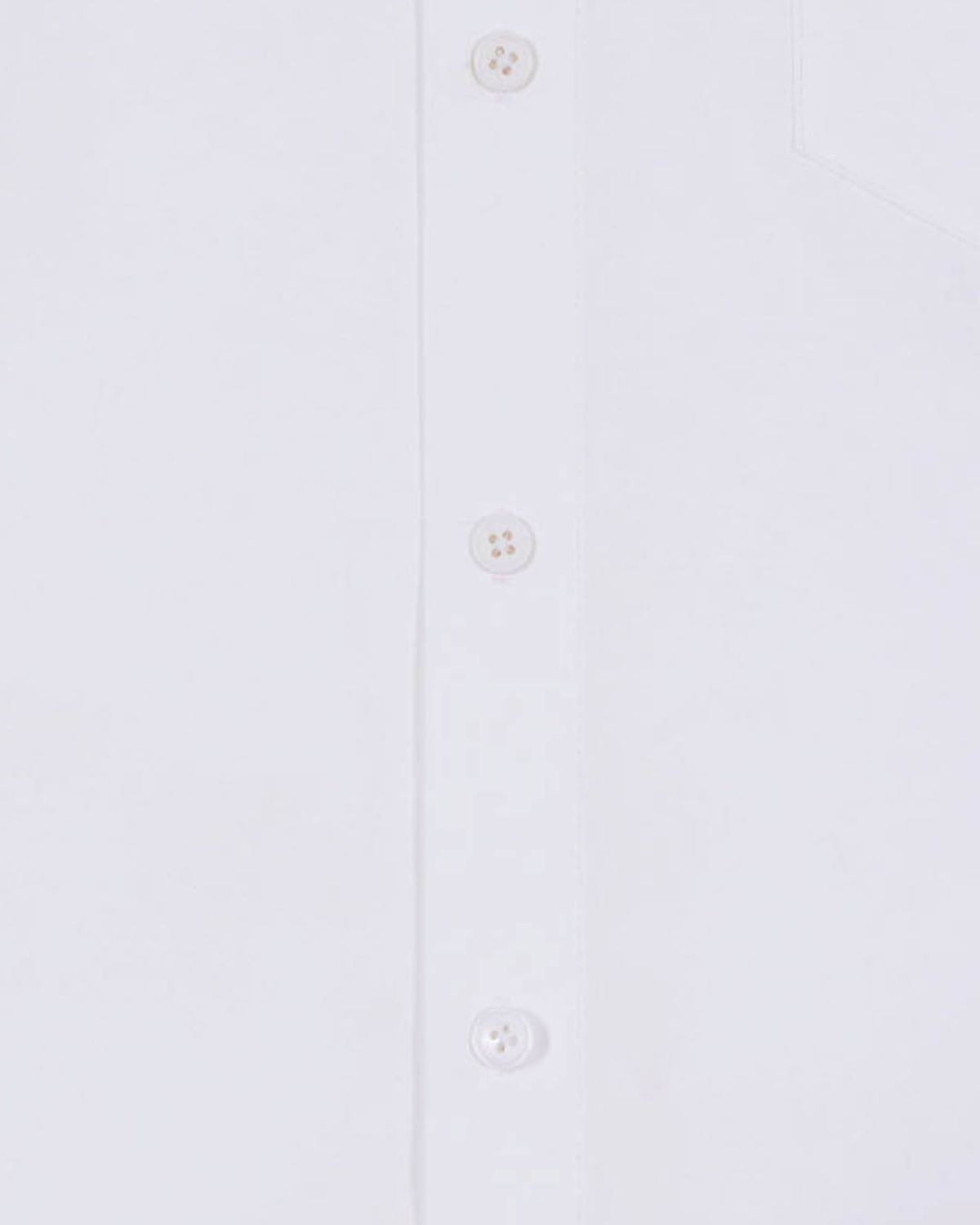 더뮤지엄비지터(THEMUSEUMVISITOR) FIVE STAR STUD POCKET SHIRTS (WHITE)