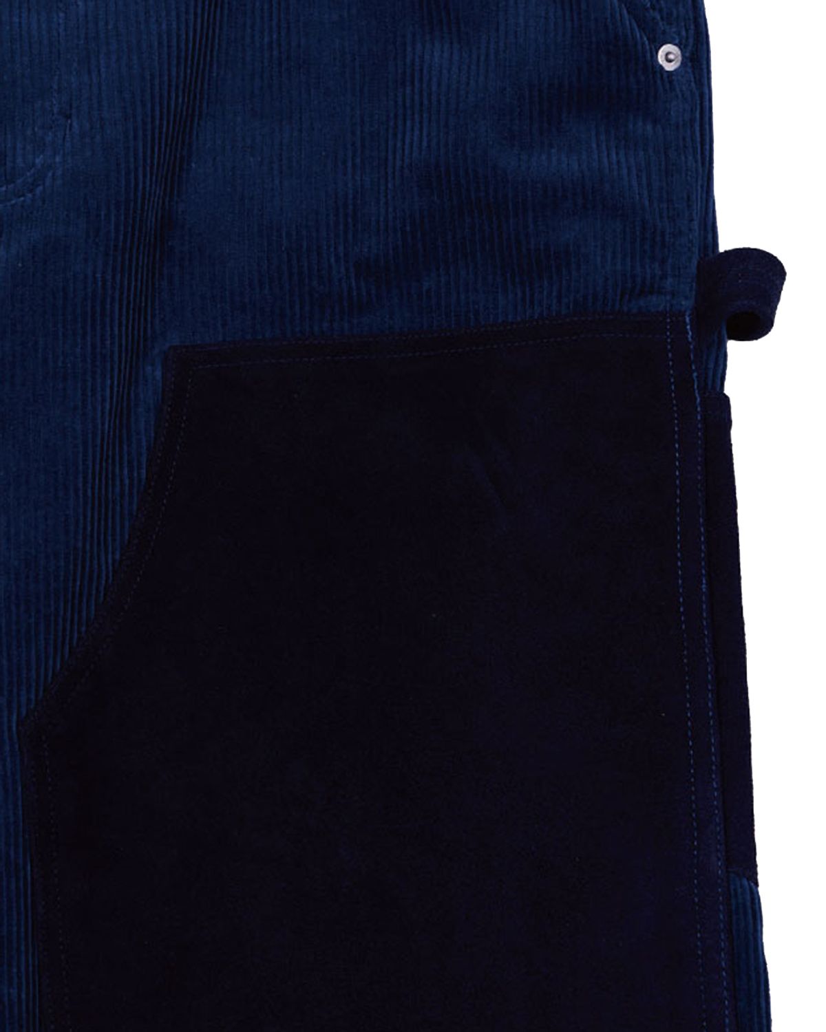 더뮤지엄비지터(THEMUSEUMVISITOR) CORDUROY SUEDE CARPENTER PANTS (NAVY)