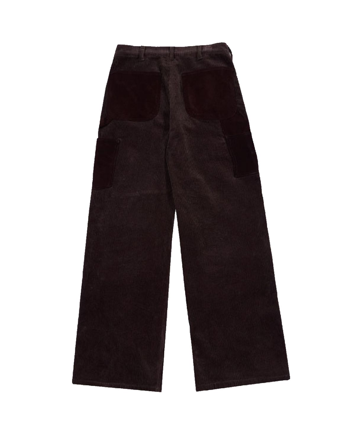 더뮤지엄비지터(THEMUSEUMVISITOR) CORDUROY SUEDE CARPENTER PANTS (BROWN)
