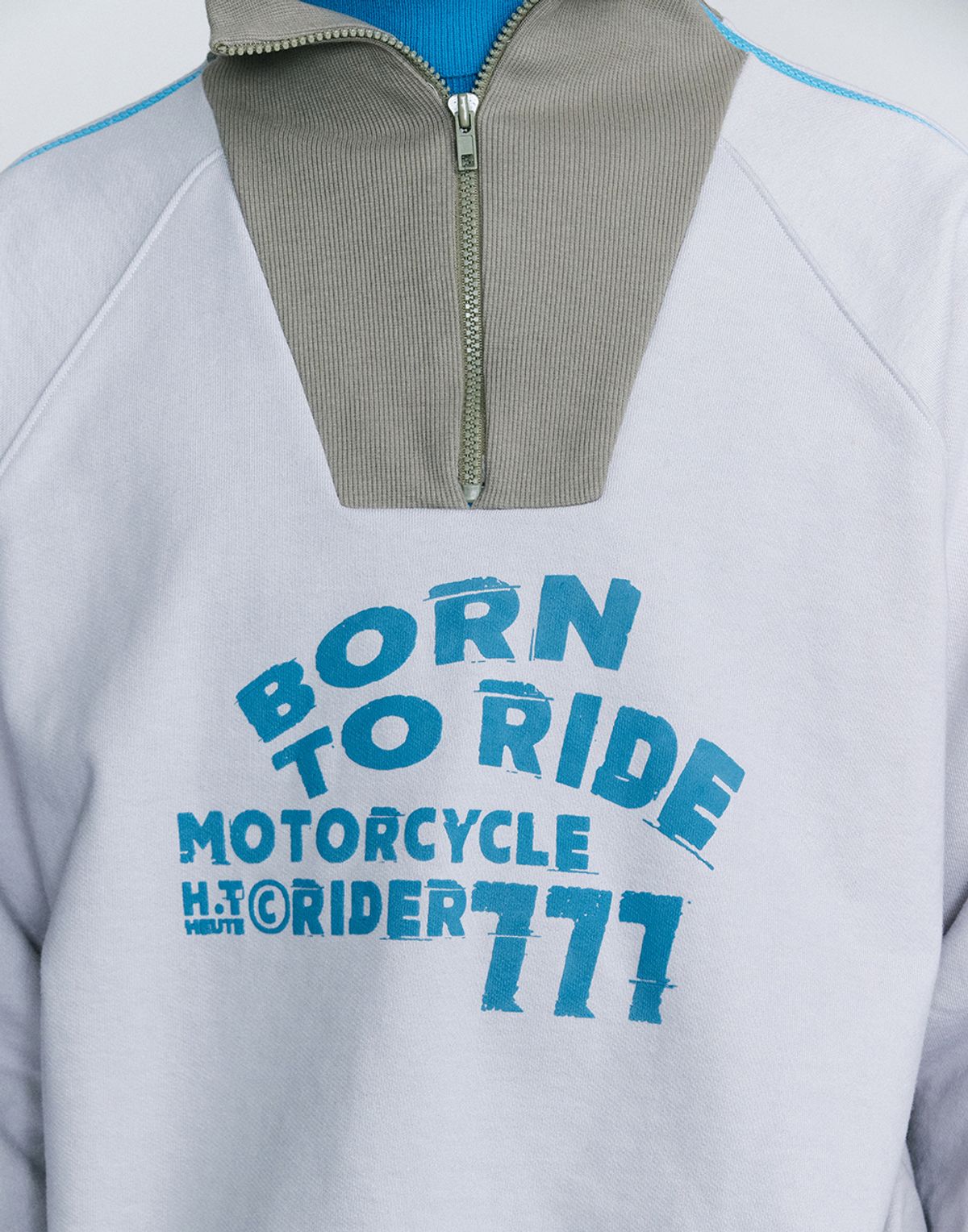 호이테(HEUTE) BORN TO RIDE SWEATSHIRTS (GREY)