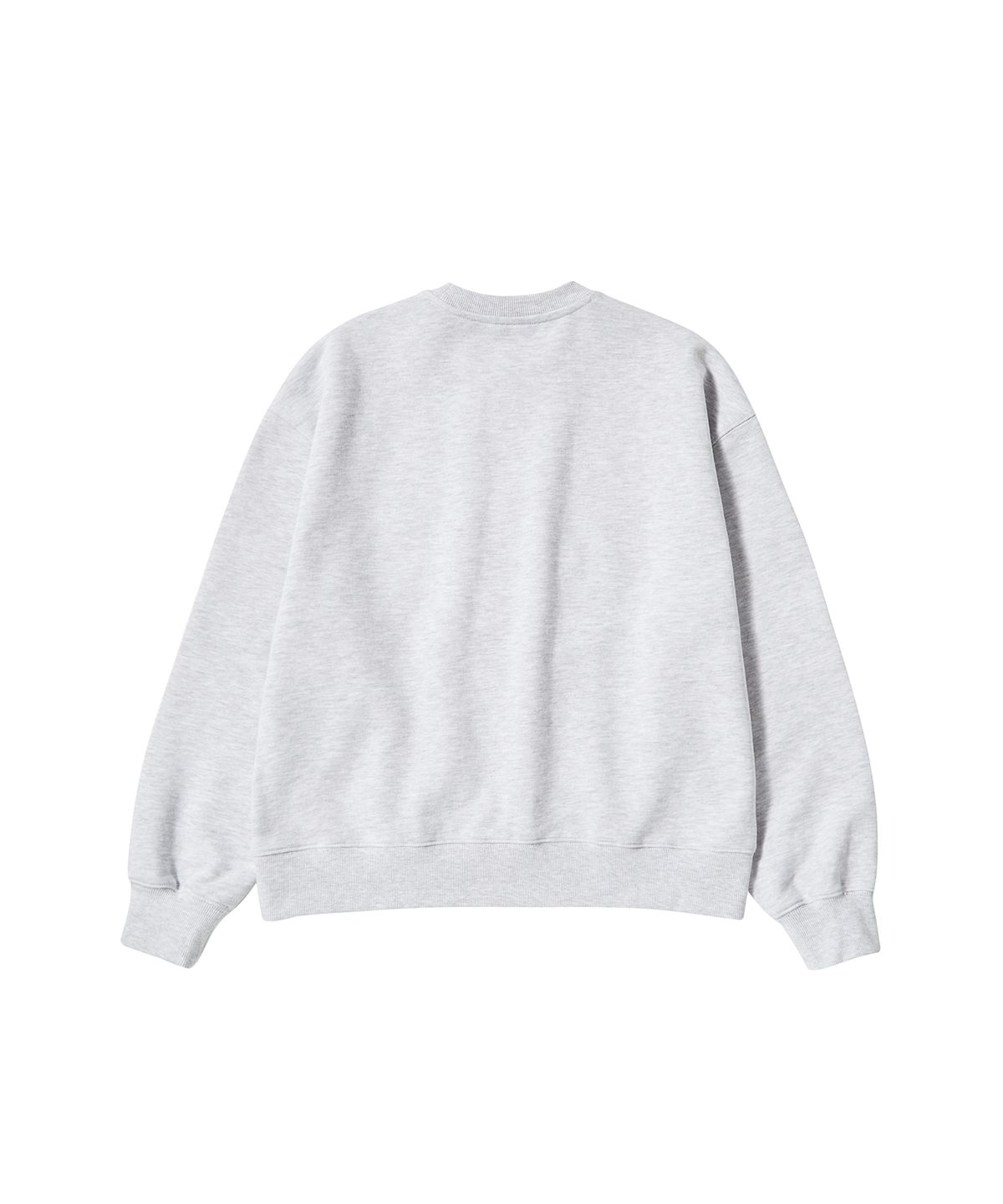 엘엠알(LMR) 캣 부클 아트웍 캐릭터 맨투맨 LIGHT GREY
