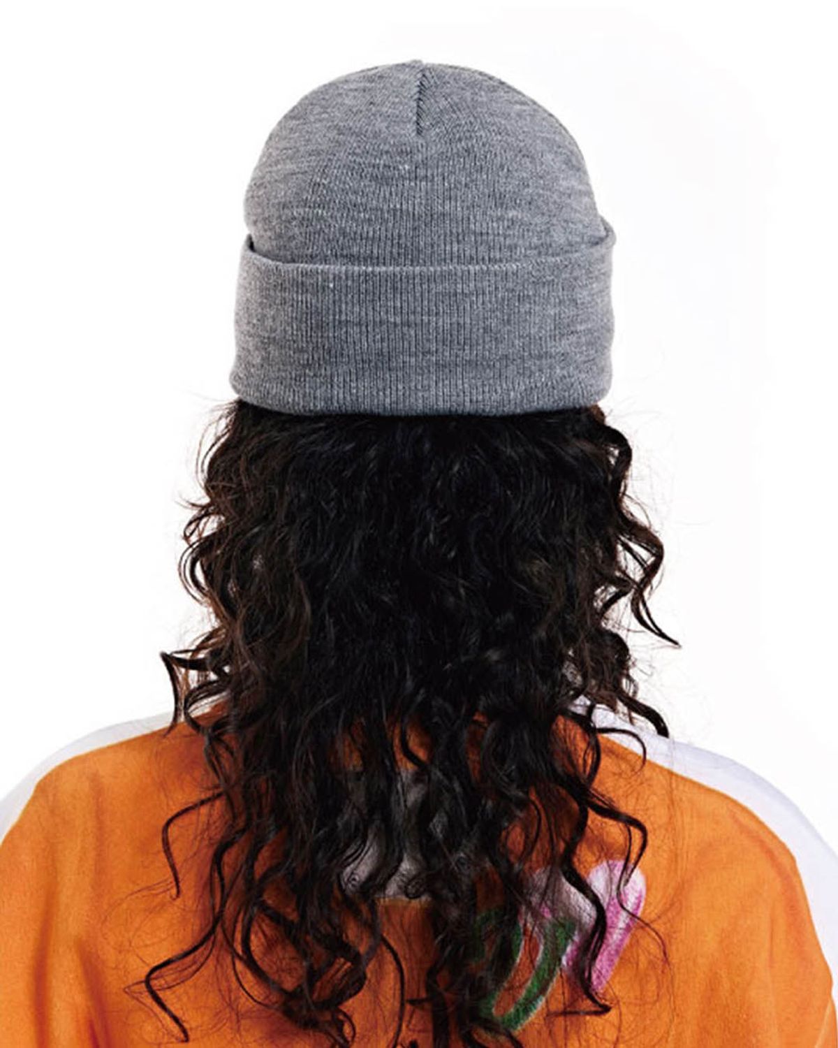 더뮤지엄비지터(THEMUSEUMVISITOR) CUBIC LOGO STITCHED BEANIE (GREY)