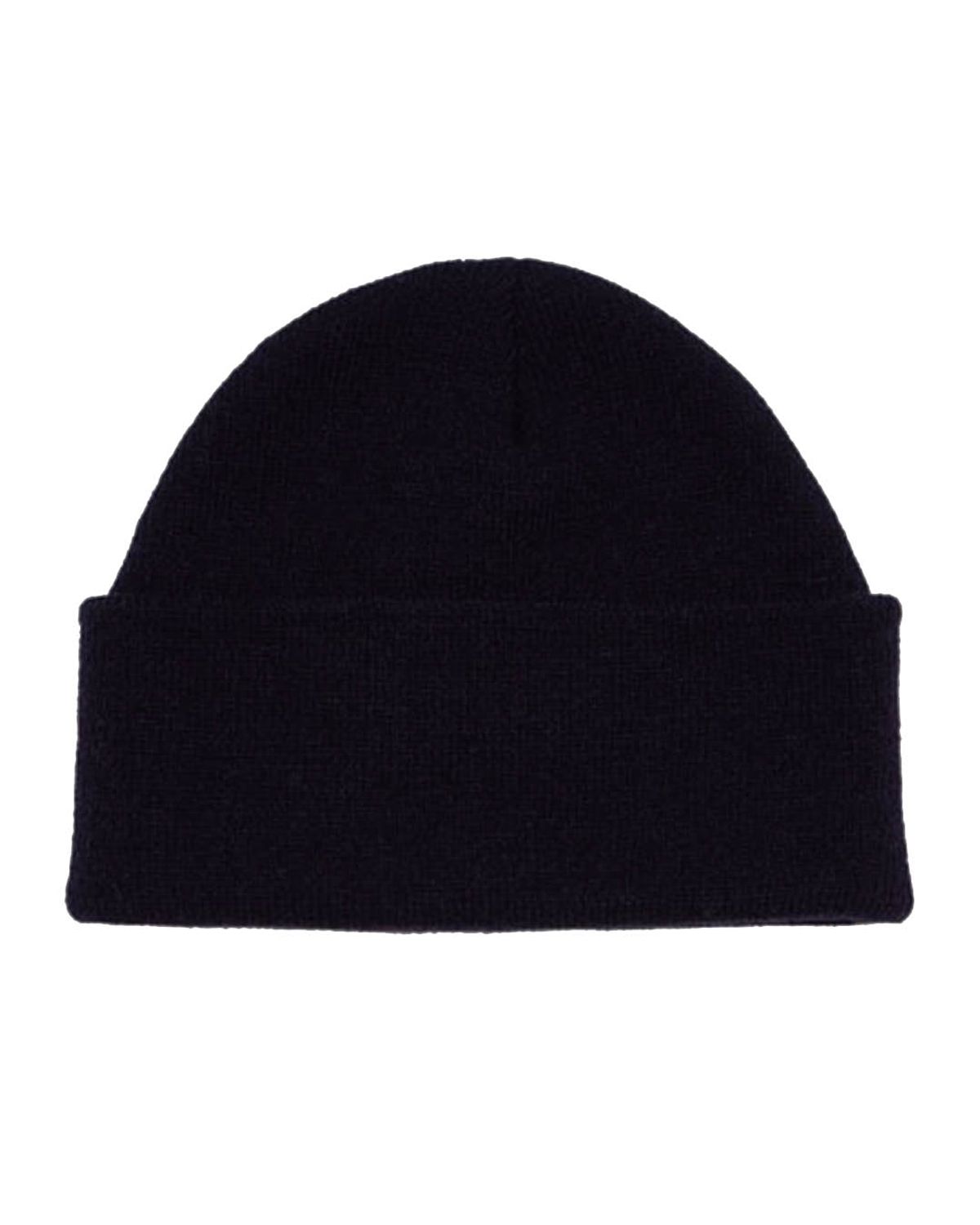 더뮤지엄비지터(THEMUSEUMVISITOR) CUBIC LOGO STITCHED BEANIE (BLACK)