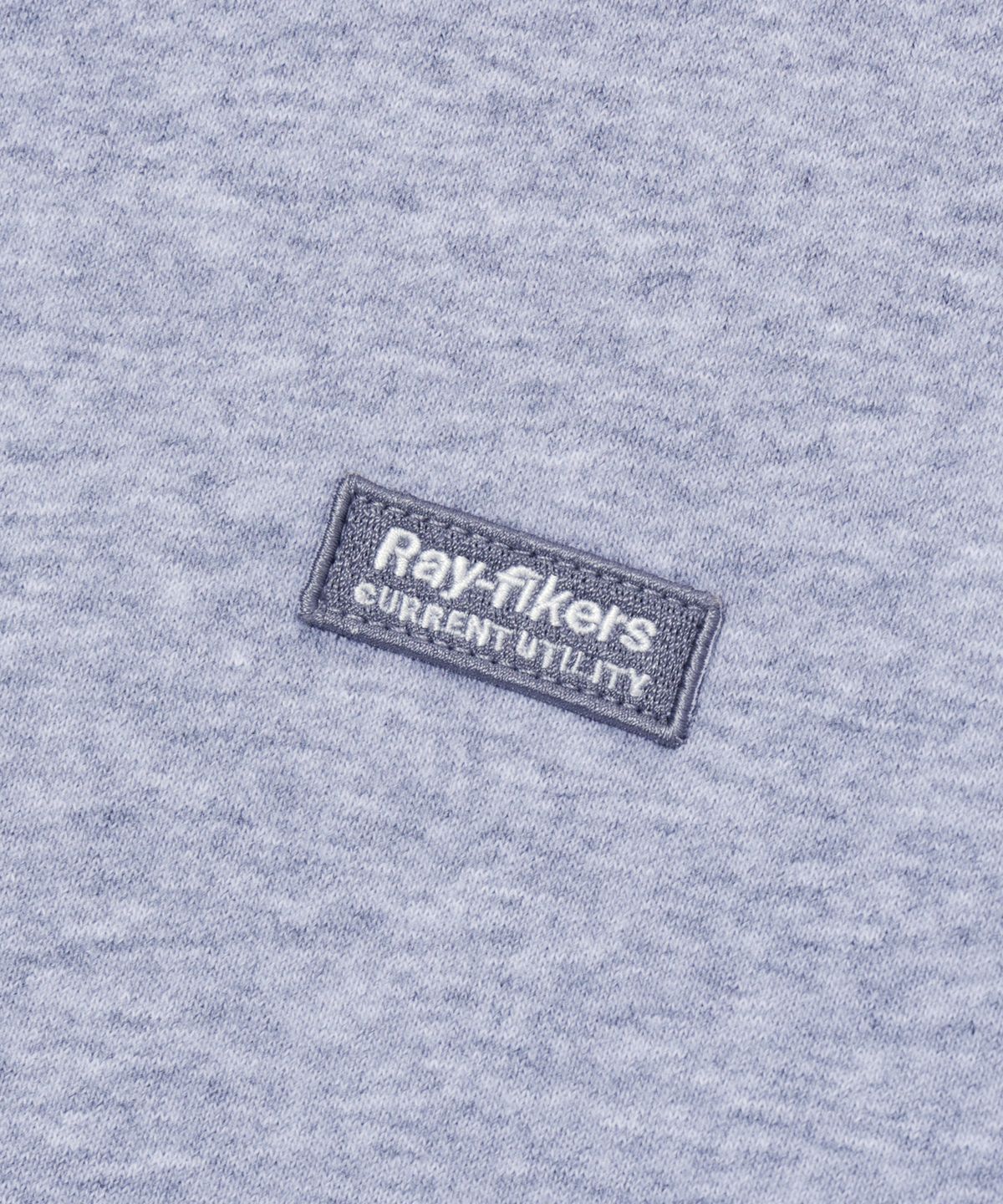 레이피커스(RAYFIKERS) 와펜 로고 후디 MELANGE GREY (MO6TU141-097)