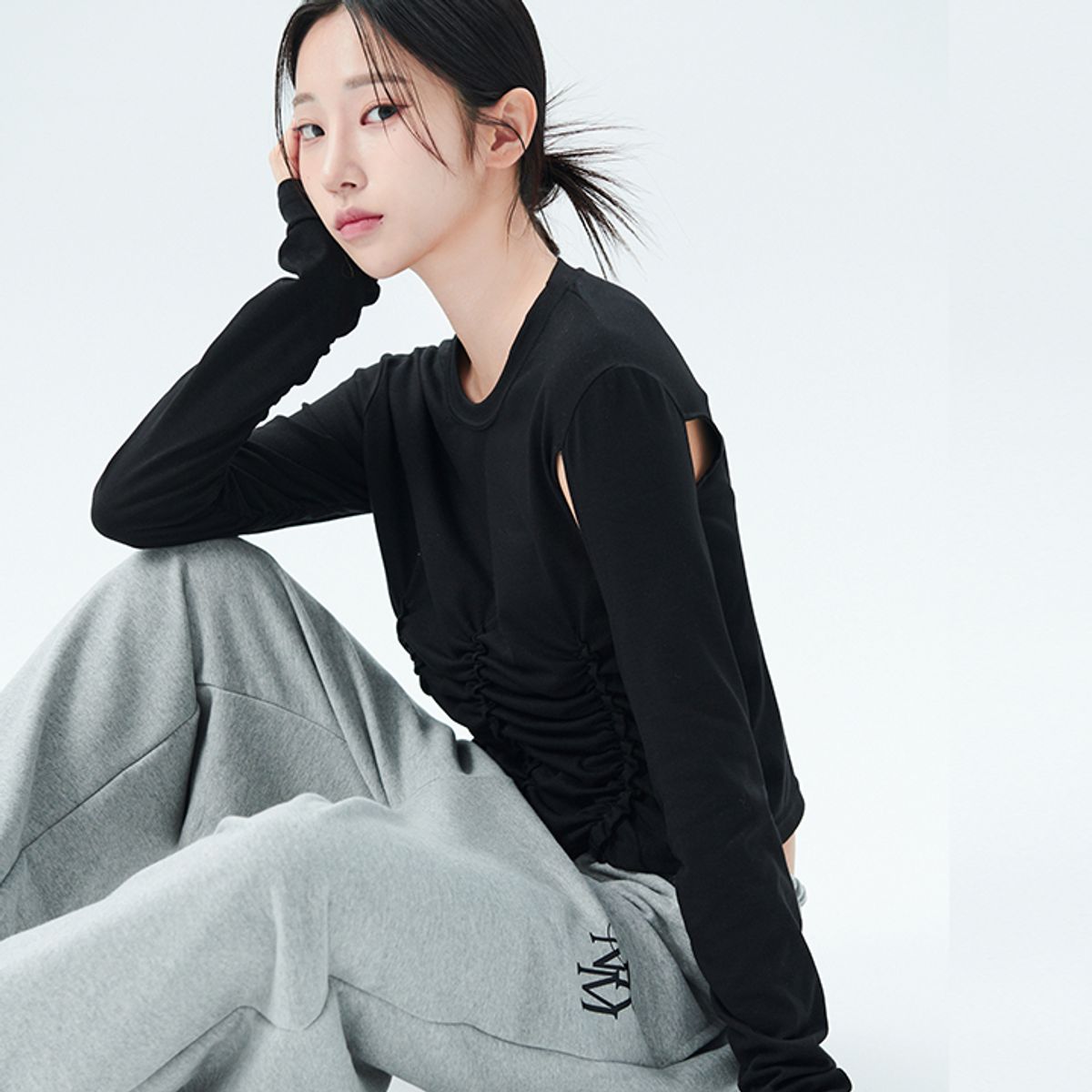 프랑켄모노(FRANKENMONO) 러쉬 원프론트 조거 팬츠