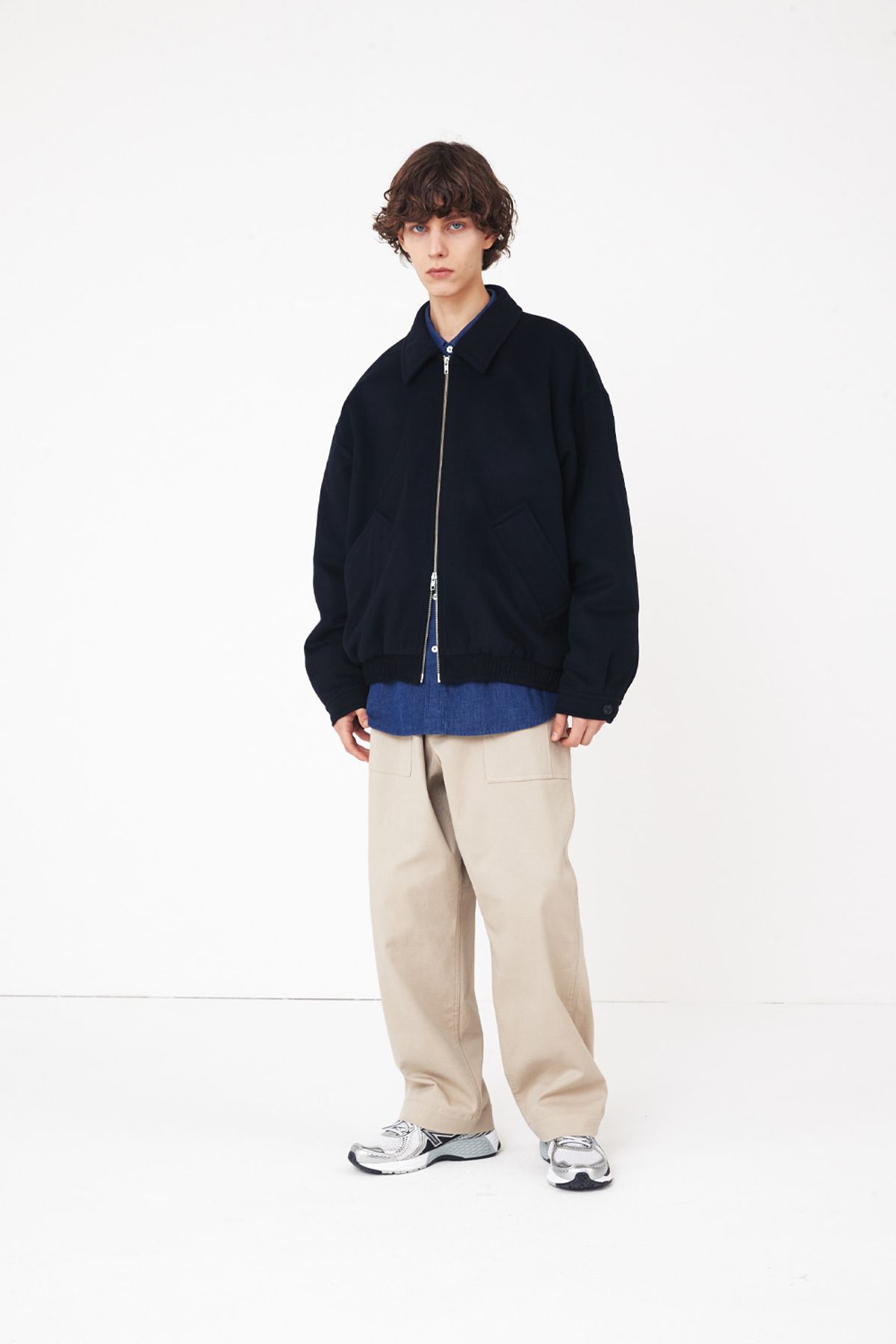 홀리선(HORLISUN) York Fatigue Chino Pants Oxford Beige