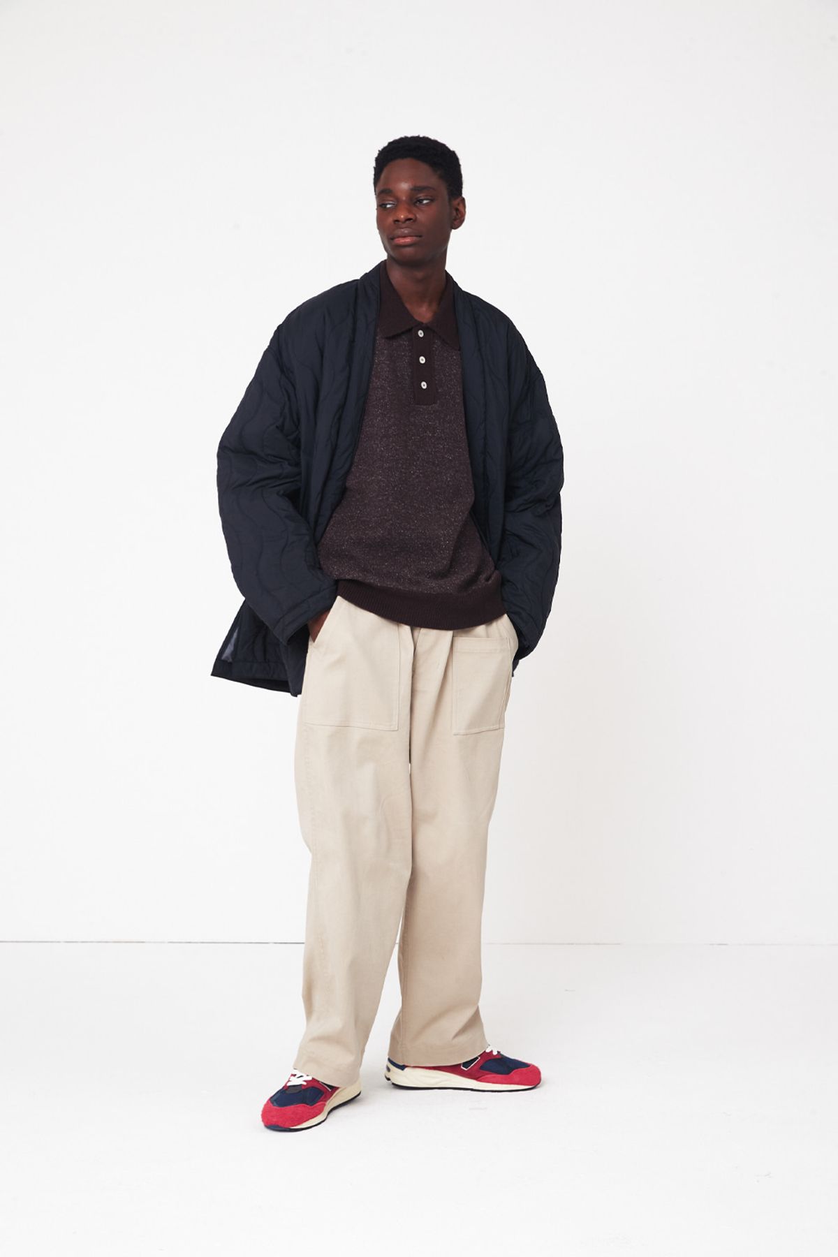 홀리선(HORLISUN) York Fatigue Chino Pants Oxford Beige