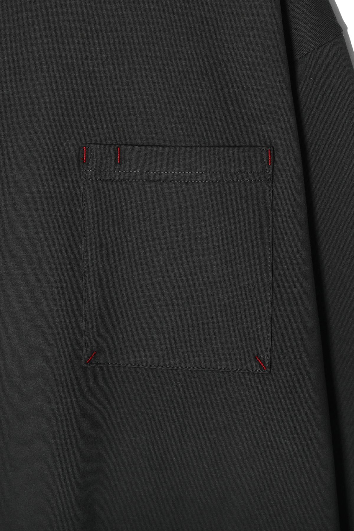 홀리선(HORLISUN) Lawrence Long Sleeve T-shirt Charcoal