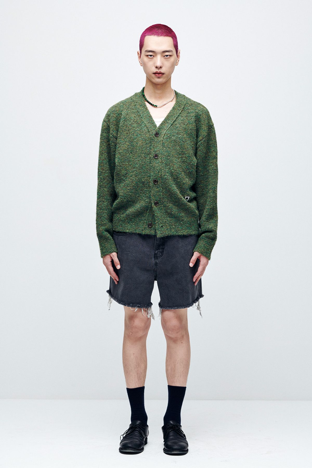 애니타임로릭(ANYTIME LOREAK) Cosmos Cardigan- Khaki