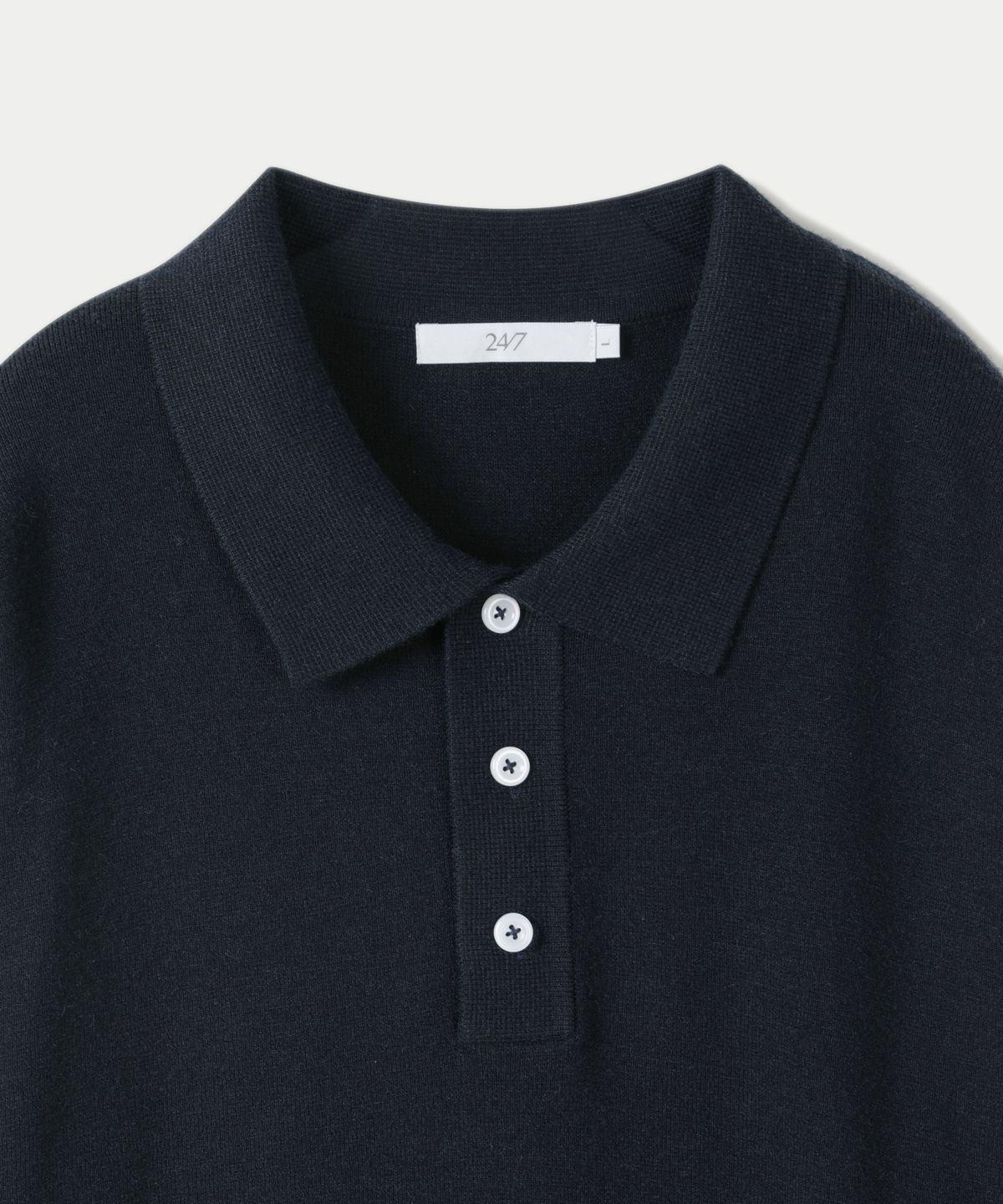 247시리즈(247SERIES) 폴로 칼라 스웨터 DARK NAVY