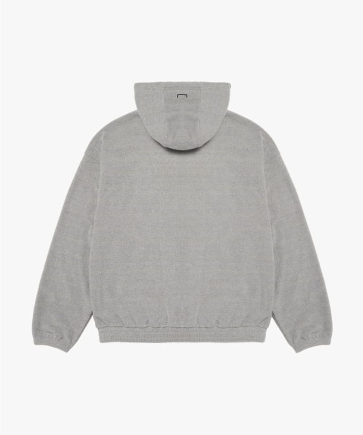 골스튜디오(GOALSTUDIO) G LOGO MICRO FLEECE FULL ZIP-UP JACKET-MELANGE GREY