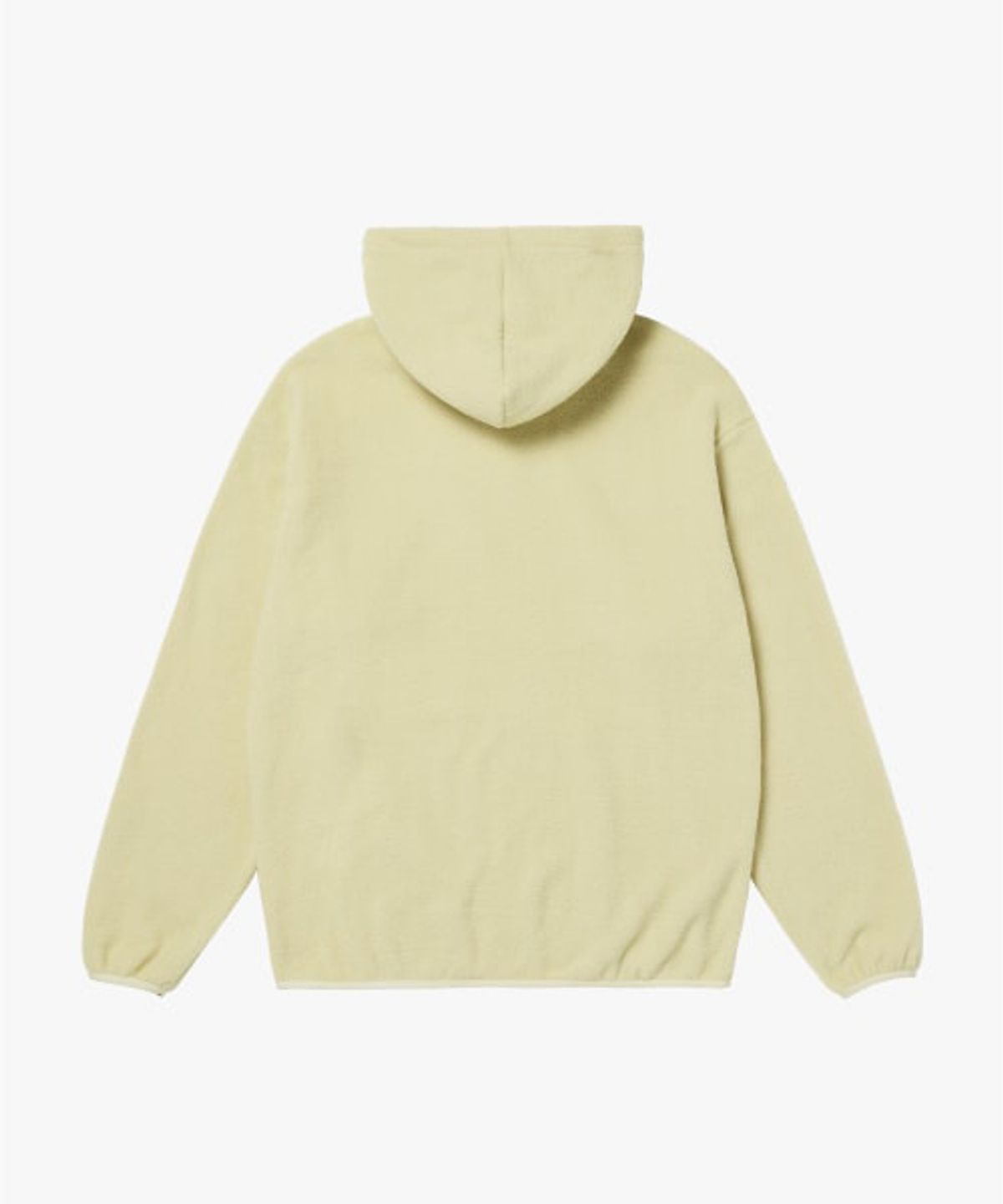 골스튜디오(GOALSTUDIO) ESSENTIAL MICRO FLEECE HOODIE-GREYSH YELLOW