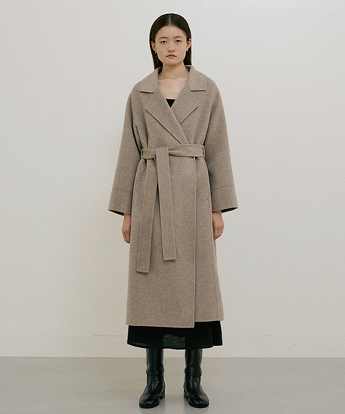 링서울(LINGSEOUL) handmade cashmere coat-brown
