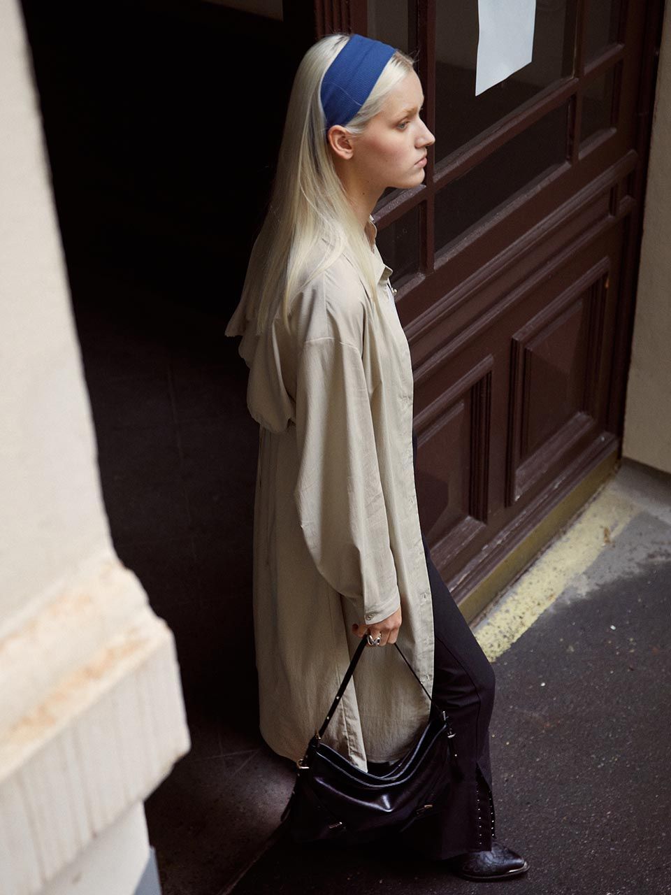 MUSINSA公式 | RAIVE Back Shirring Onepiece in Beige VW3AO300-91