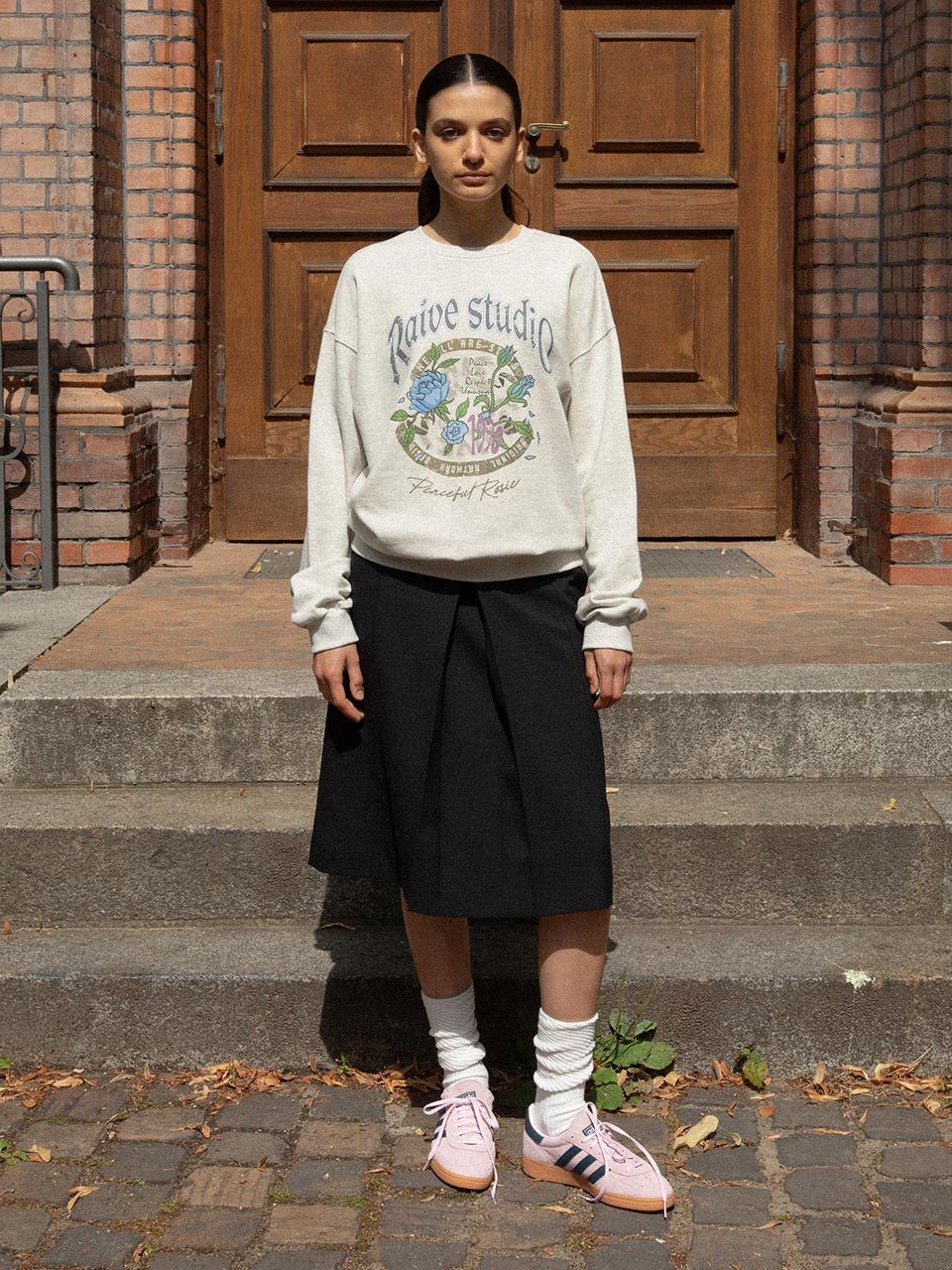 ★RAIVE★ Belt Skirt in Black VW3AS32010 MUSINSA | RAIVE Belt Skirt in Black VW3AS320-10