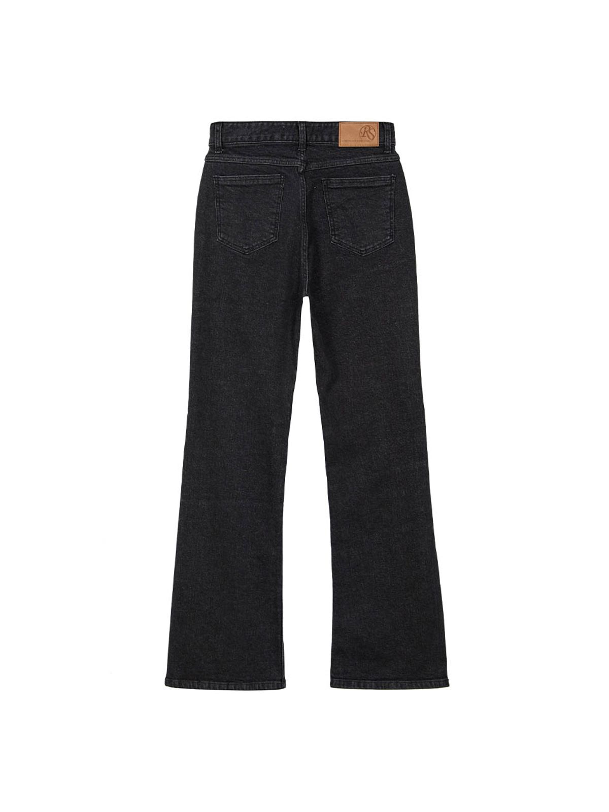 레이브(RAIVE) Boots Cut Denim Pants in Black VJ3AL381-10