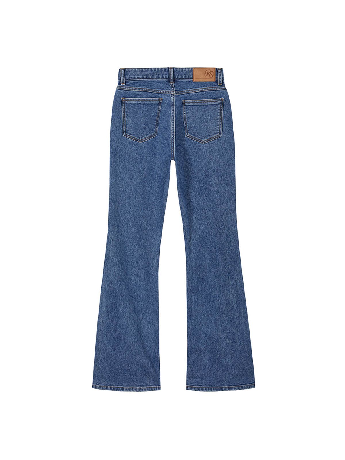 레이브(RAIVE) Boots Cut Denim Pants in Blue VJ3AL381-22
