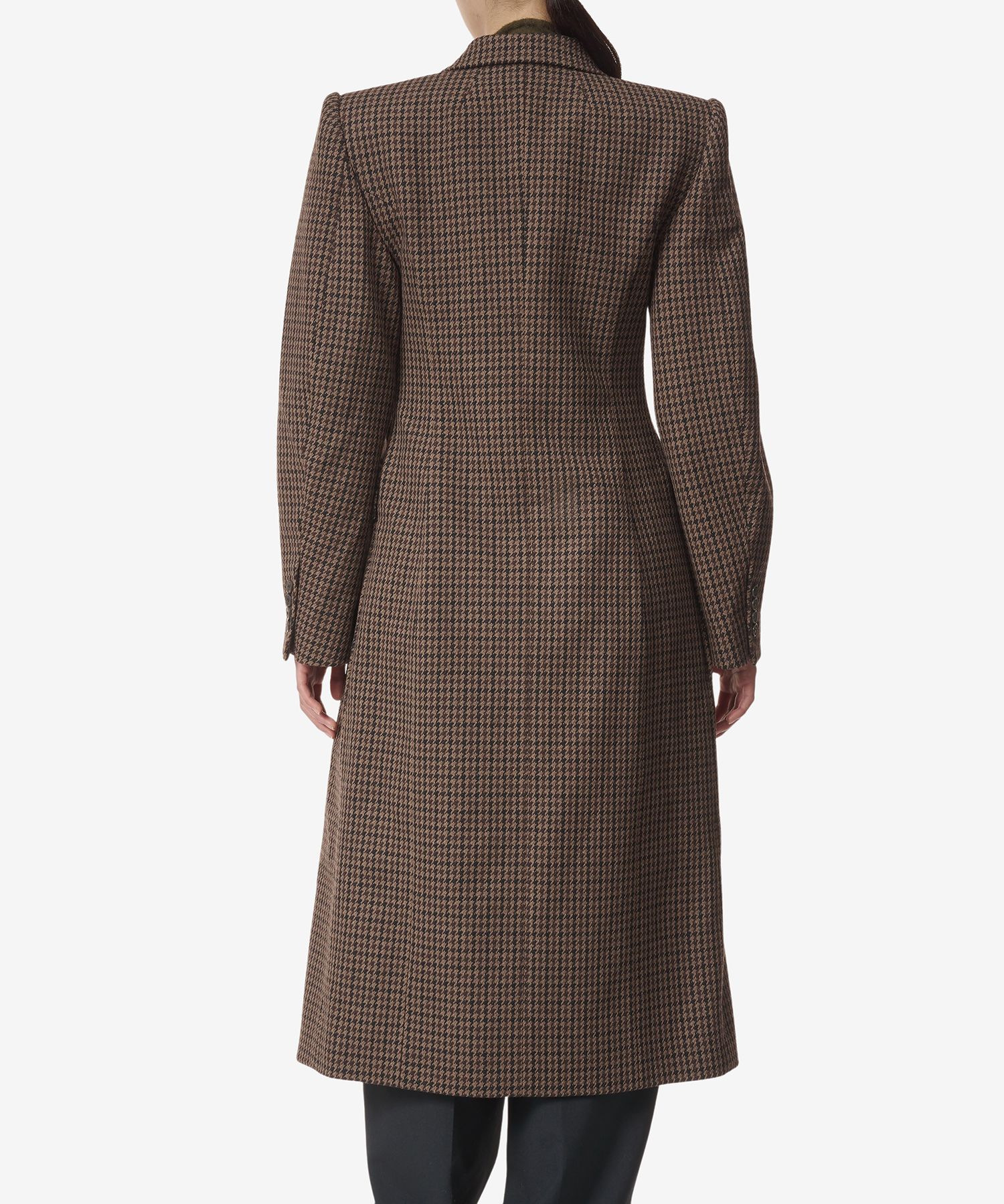 BALENCIAGA チェック柄 ダブルブレストコート MUSINSA公式 | BALENCIAGA アワーグラスチェックパターンダブル