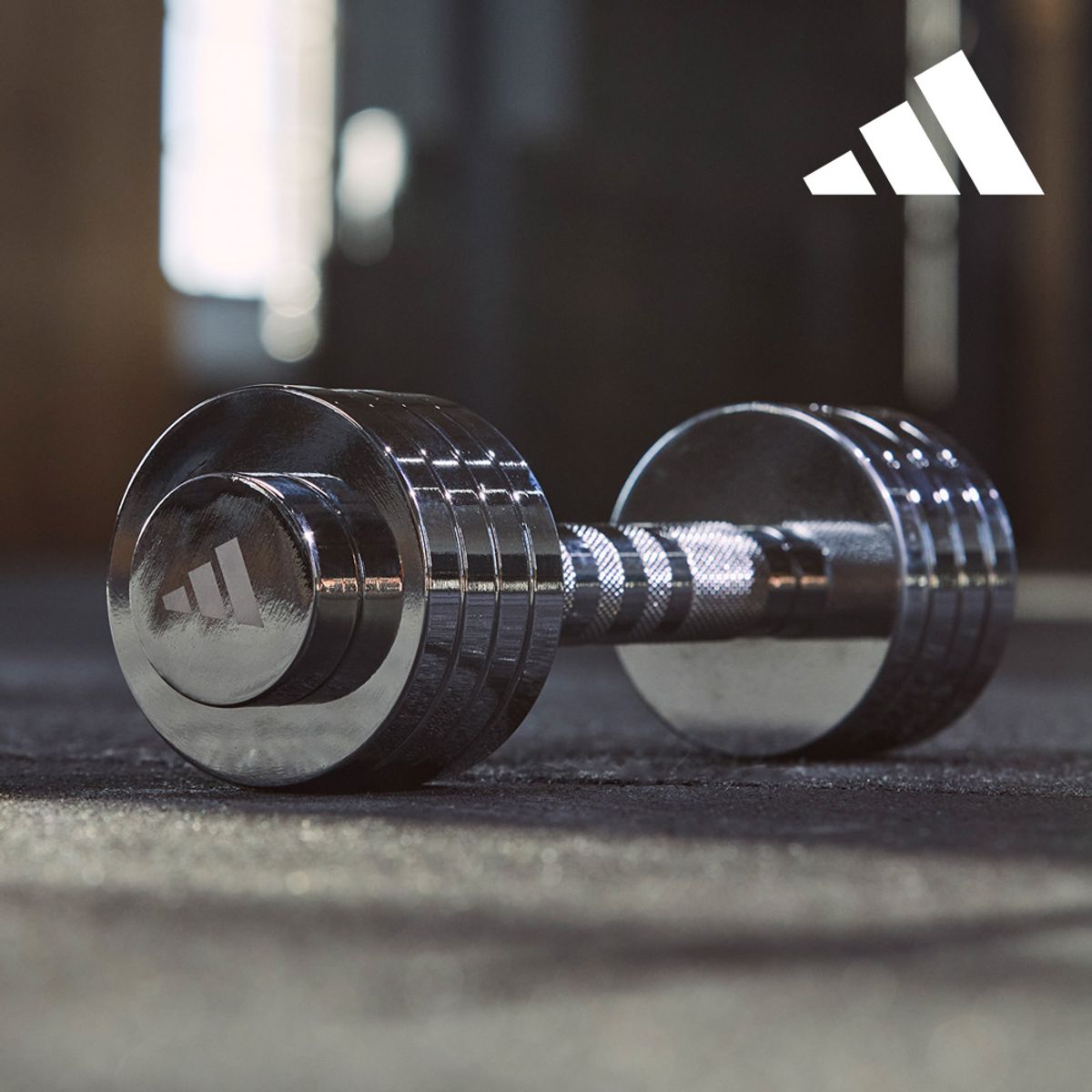 아디다스 피트니스(ADIDAS FITNESS) 무게조절 크롬 덤벨 아령 5kg