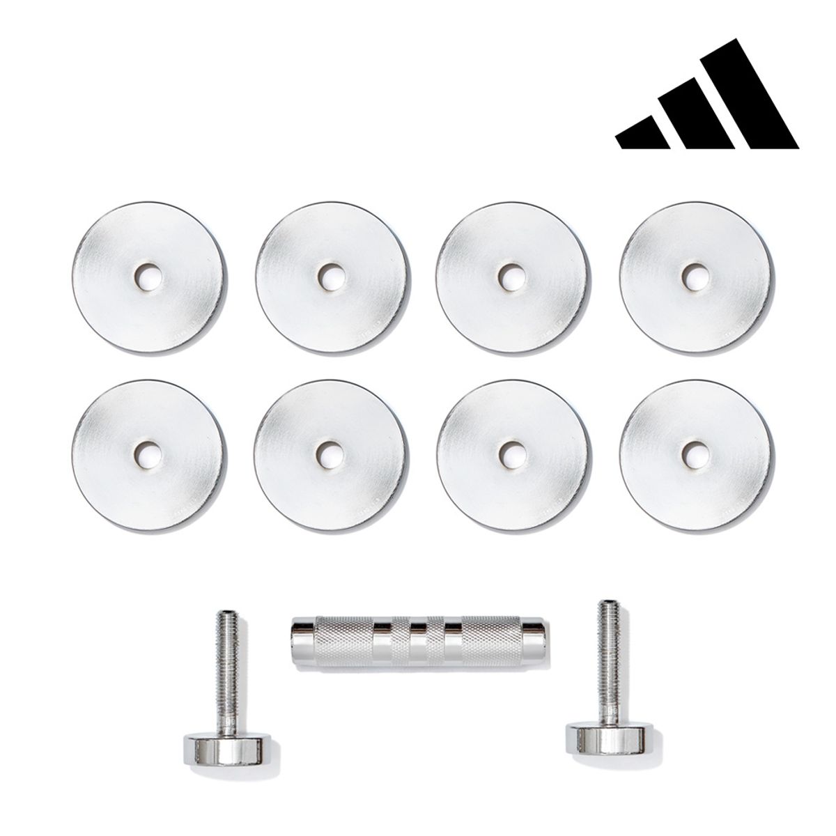 아디다스 피트니스(ADIDAS FITNESS) 무게조절 크롬 덤벨 아령 5kg