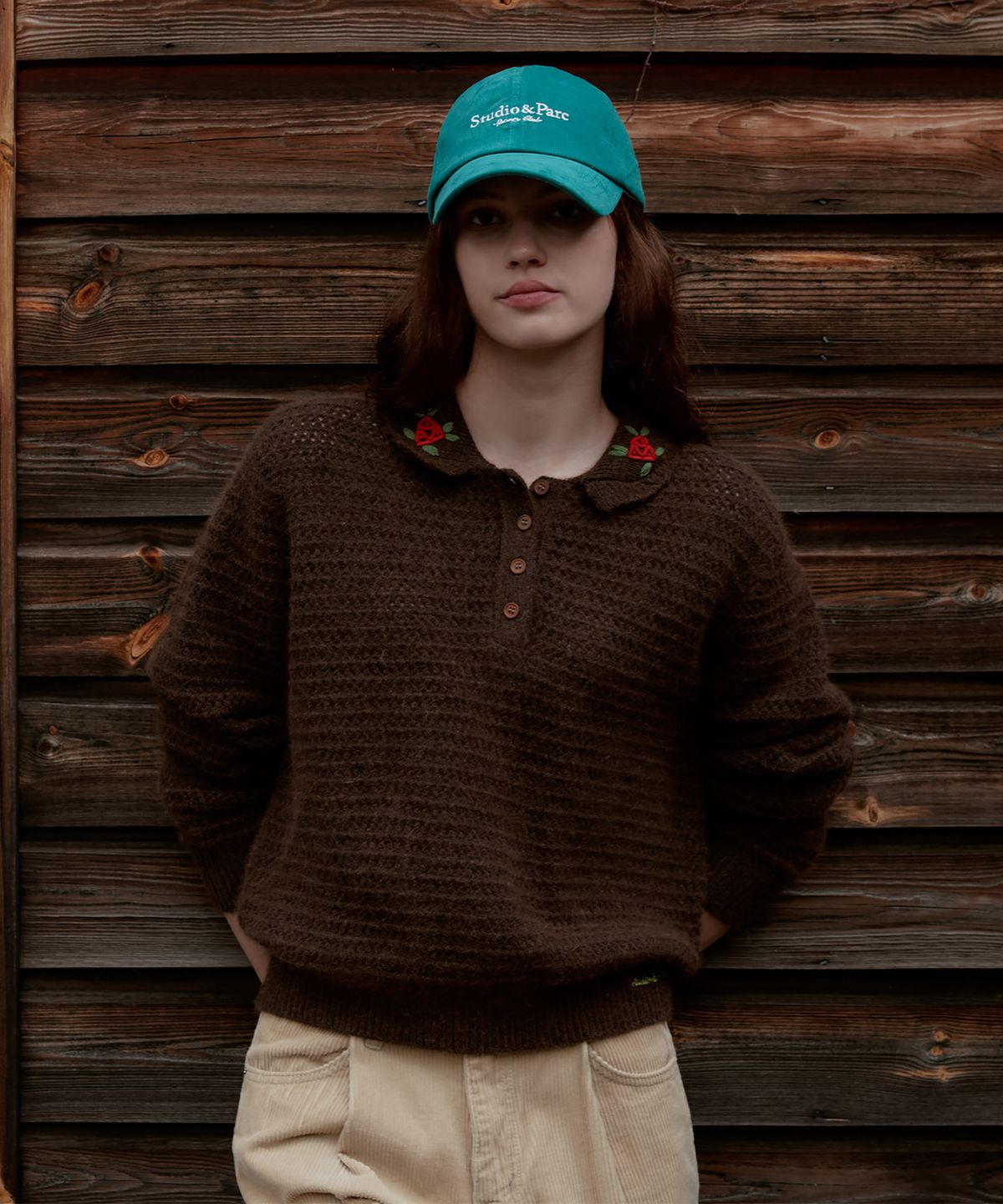 스튜디오앤파르크(STUDIO&PARC) Corduroy Ball Cap_Green