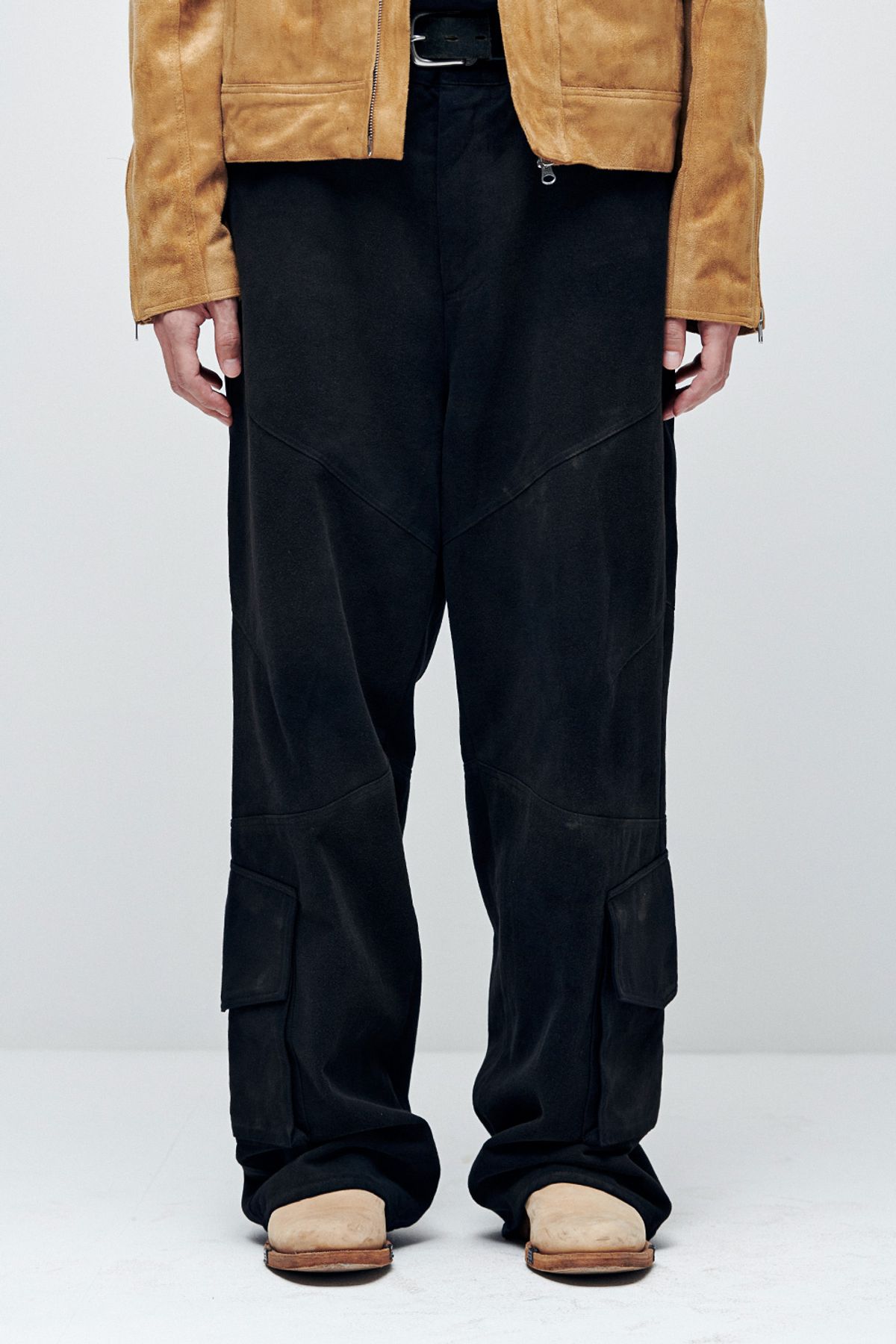 애니타임로릭(ANYTIME LOREAK) Rose Washing Pants-BLACK
