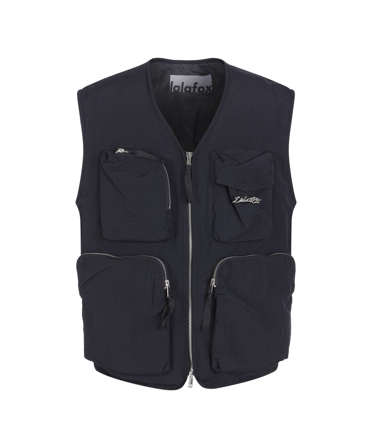 라라폭스(LALAFOX) PUFFER CARGO VEST BLACK BP3WJ001