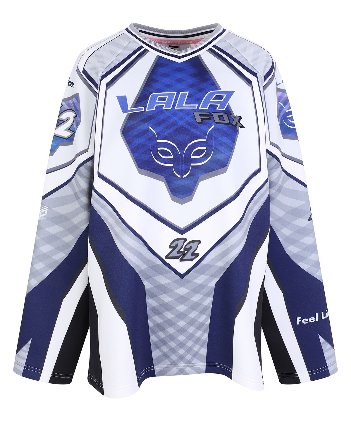 라라폭스(LALAFOX) LALA SIMBOL SPORTS JERSEY DTP T-SHIRT BLACK BP3CL013