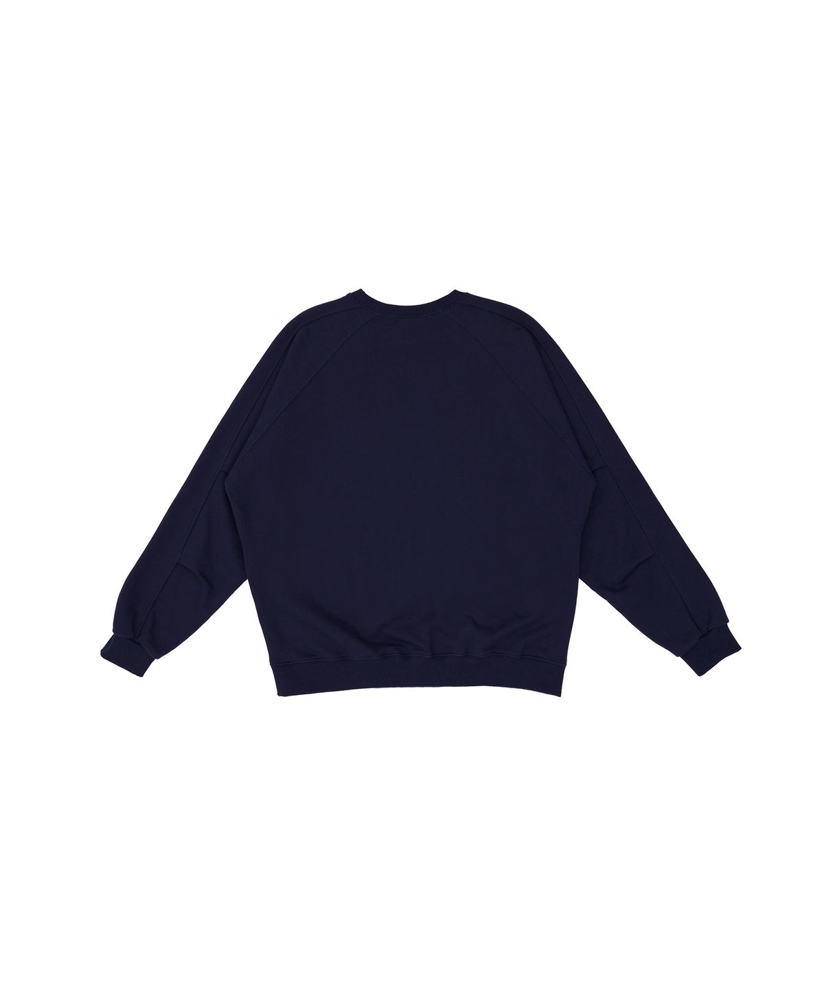 320쇼룸(320SHOWROOM) Pintuck raglan sleeve Logo embroidery Sweat shirt Navy
