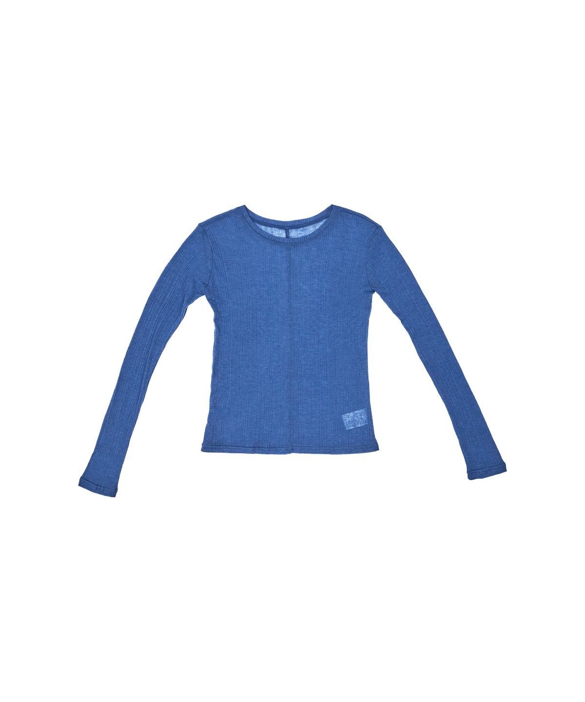 320쇼룸(320SHOWROOM) Wool blend See-through Long sleeve Tshirts Blue