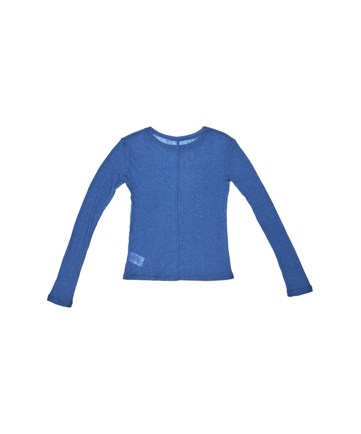 320쇼룸(320SHOWROOM) Wool blend See-through Long sleeve Tshirts Blue