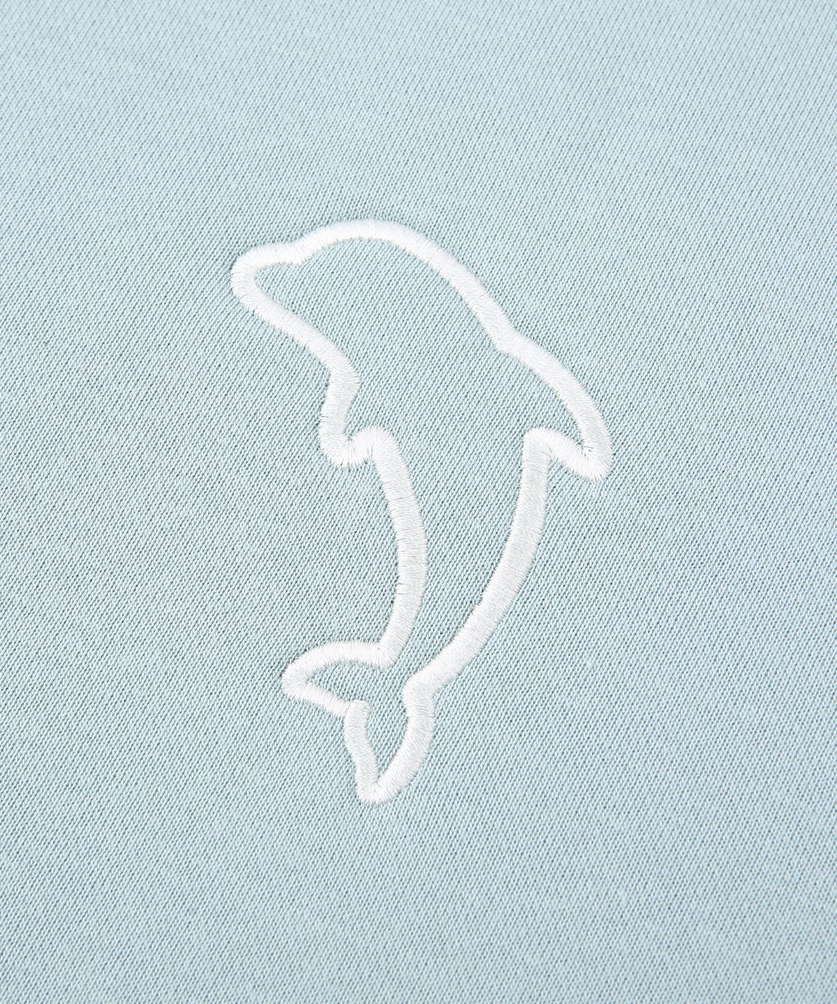돌핀웨이브어패럴(DOLPHIN WAVE APPAREL) 돌핀 자수 엣지 기모 스웻셔츠 블루