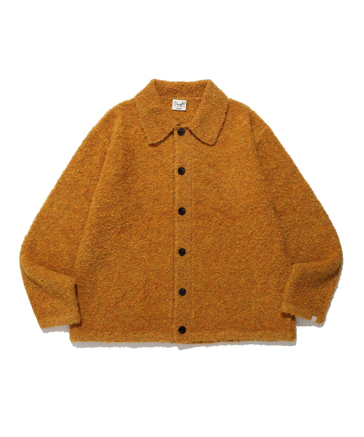 피지컬 디파트먼트(PHYSICAL DEPARTMENT) BOUCLE PK CARDIGAN MUSTARD