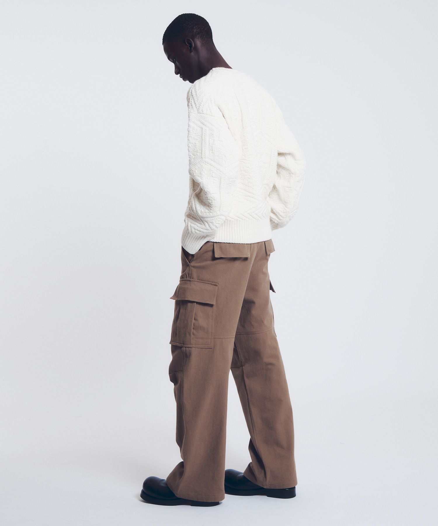 deres☆ paper cotton sweater オフホワイト deres☆ paper cotton sweater オフホワイト