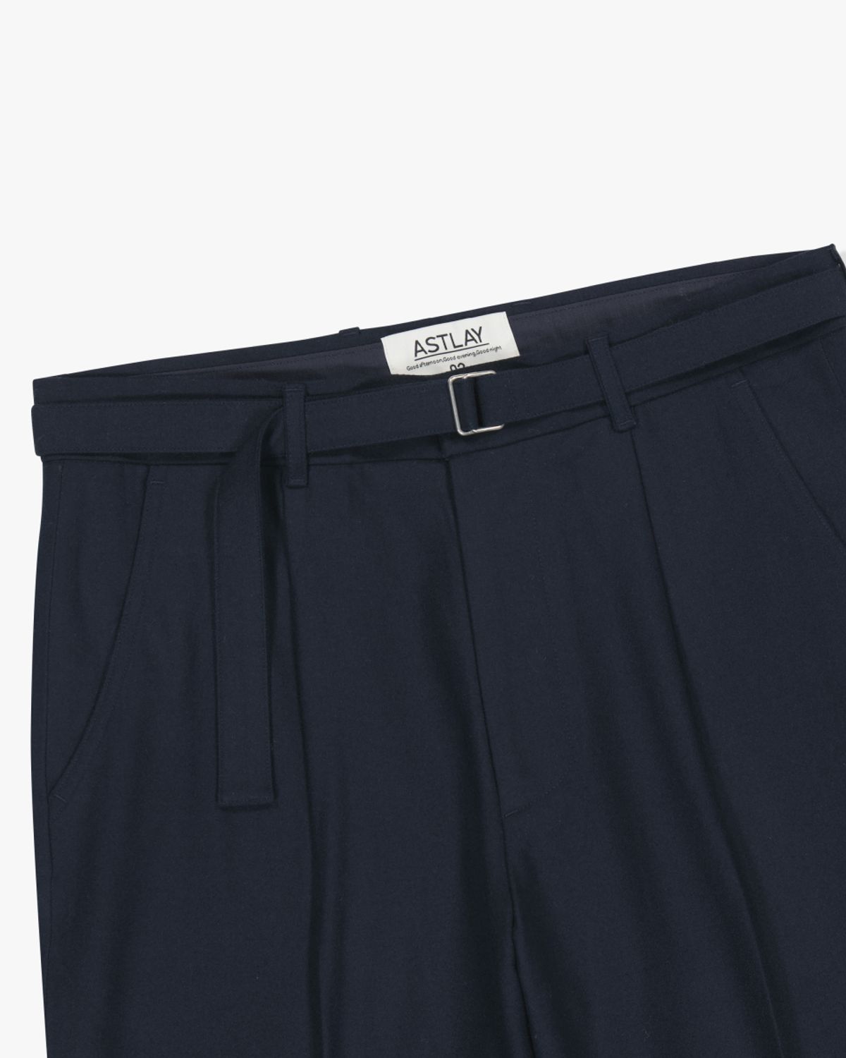 아스트레이(ASTLAY) Stella Sacoche Pants (Dark Navy)