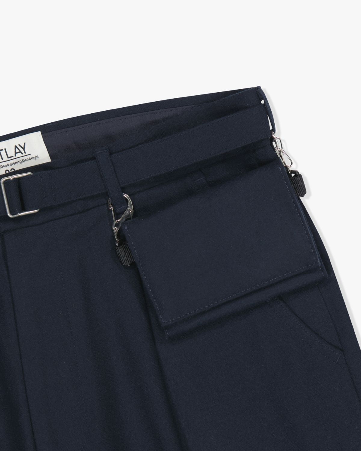 아스트레이(ASTLAY) Stella Sacoche Pants (Dark Navy)