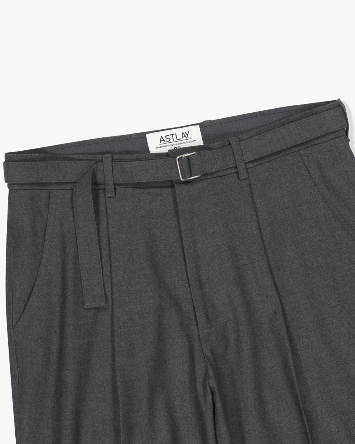 아스트레이(ASTLAY) Stella Sacoche Pants (Chacol Gray)