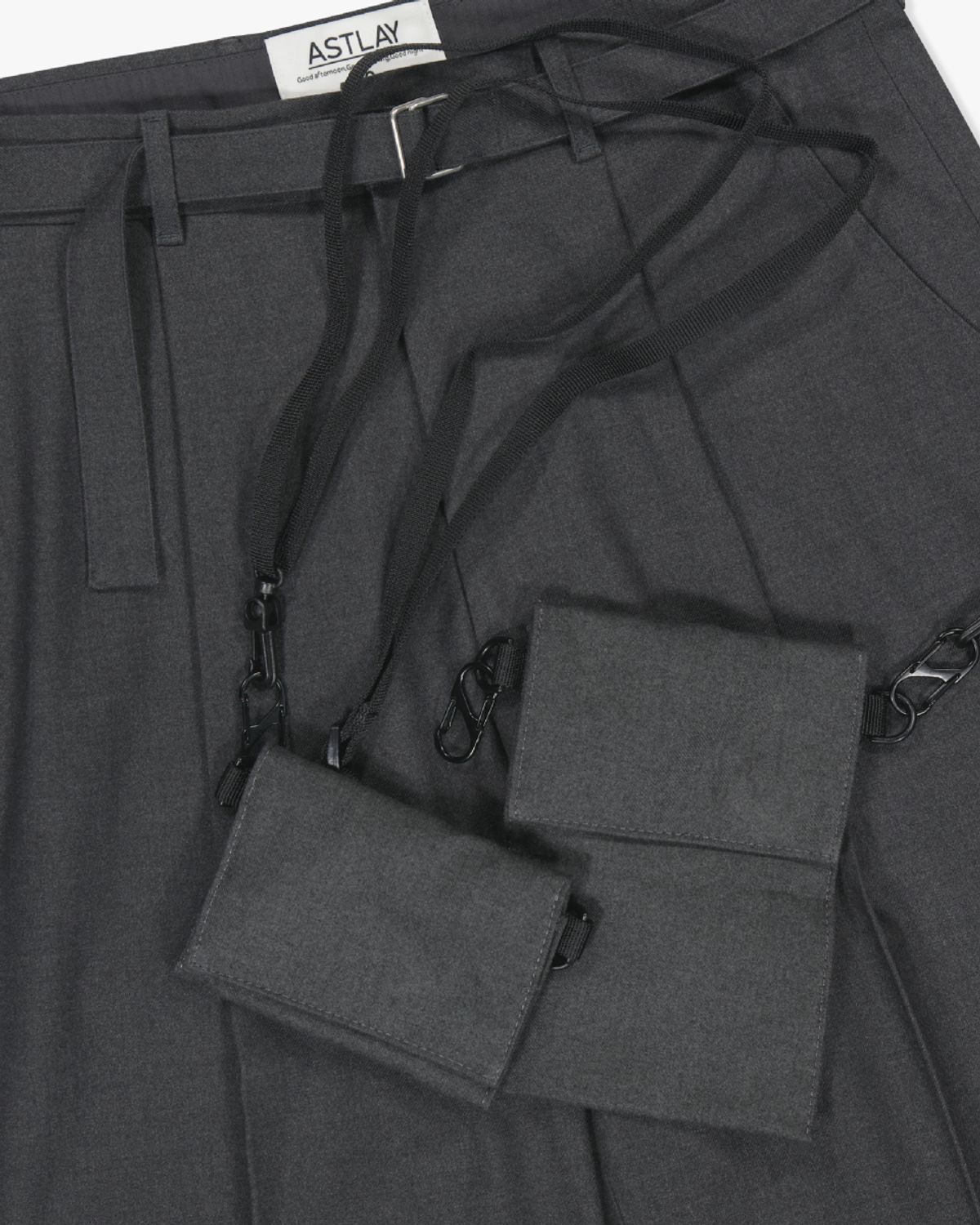 아스트레이(ASTLAY) Stella Sacoche Pants (Chacol Gray)