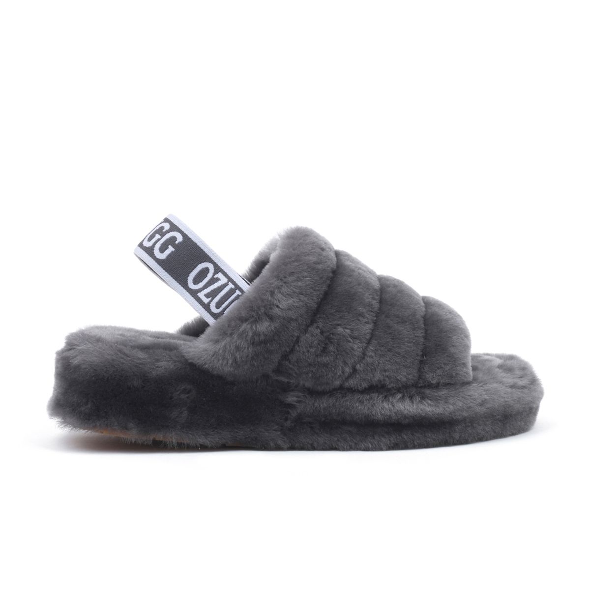 오즈어그웨어(OZ UGG WEAR) 어덜트 브루쿨린 플러프 슬라이드 그레이