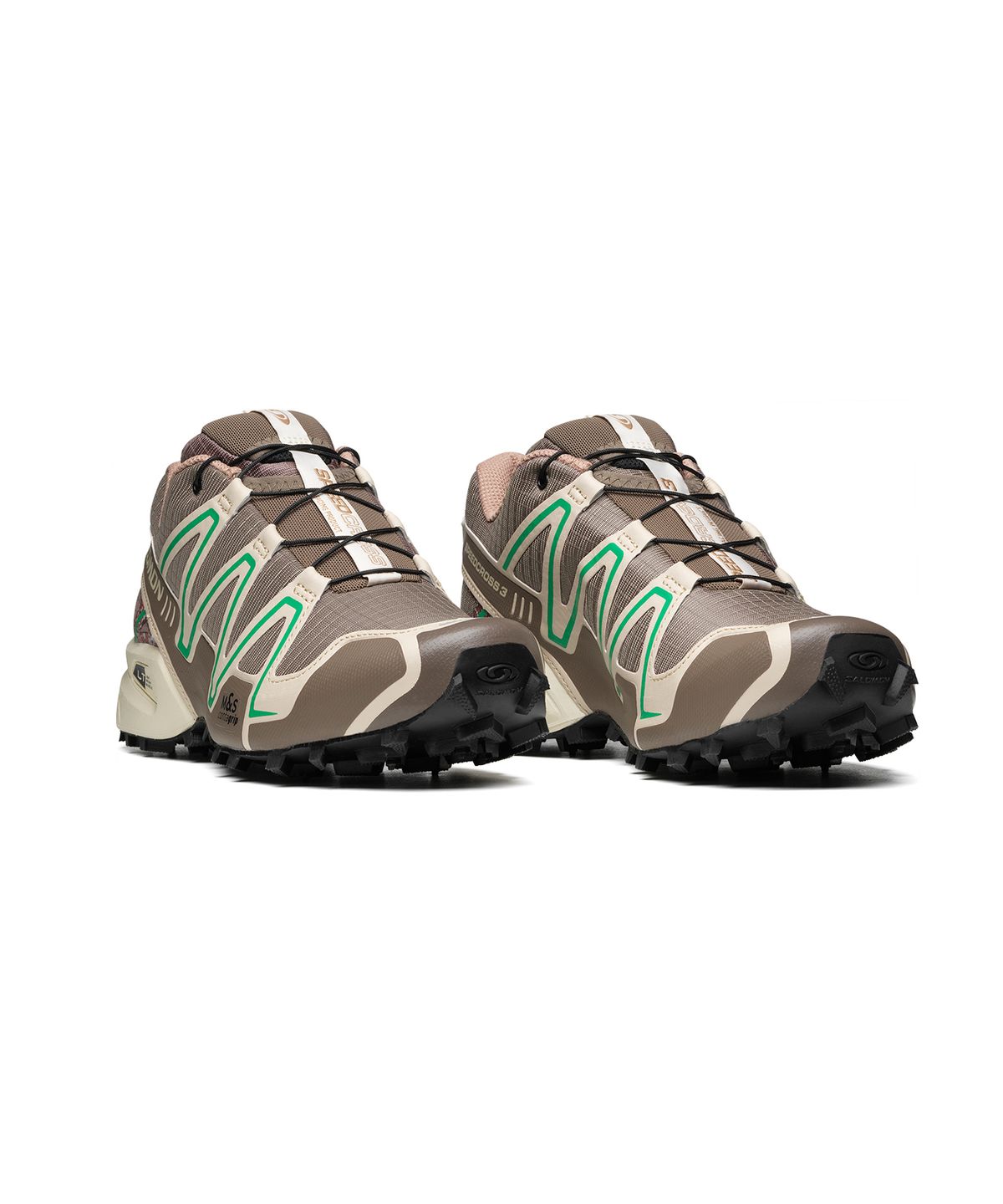 살로몬(SALOMON) 스피드크로스 3 마인드풀 2 - 팔콘:아몬드 밀크:브라이트 그린 / L47311900