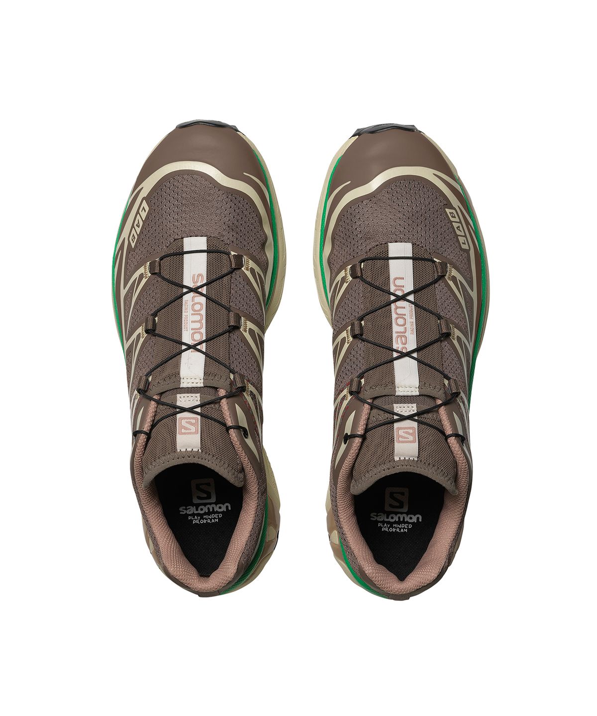 살로몬(SALOMON) XT-6 마인드풀 2 - 팔콘:아몬드 밀크:브라이트 그린 / L47312000