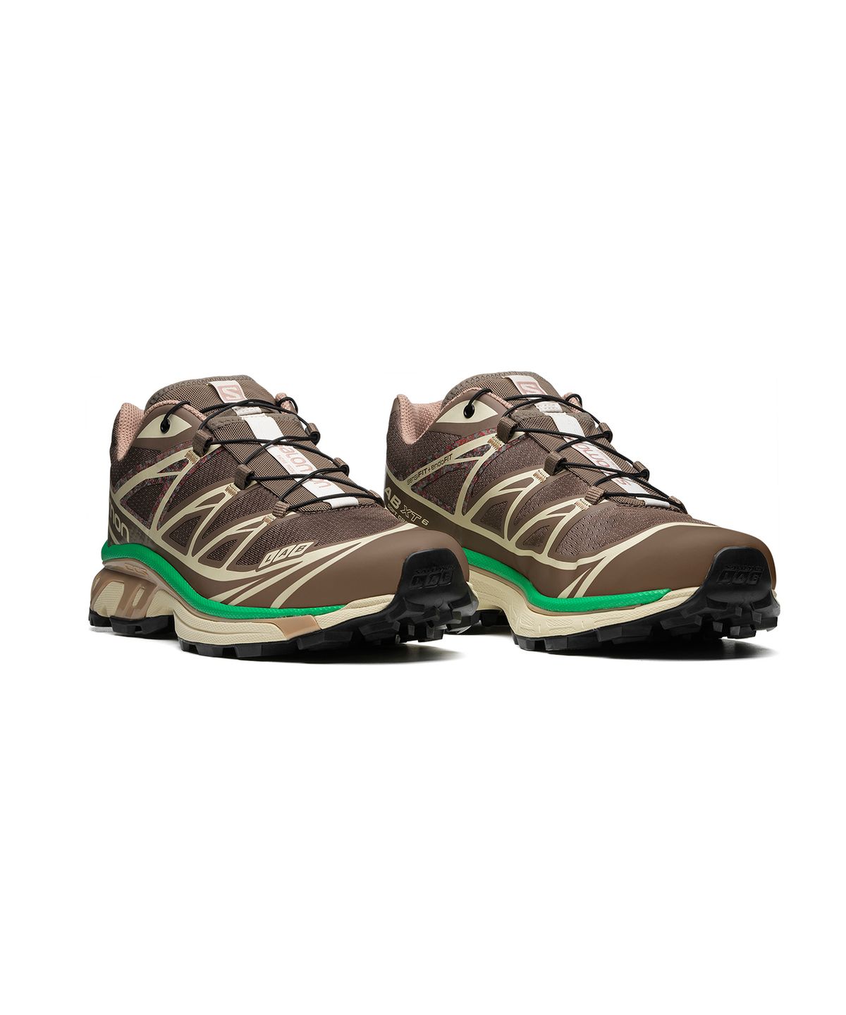 살로몬(SALOMON) XT-6 마인드풀 2 - 팔콘:아몬드 밀크:브라이트 그린 / L47312000